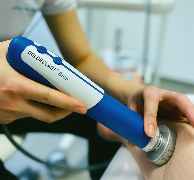 Konservative Behandlung mittels Stoßwellentherapie